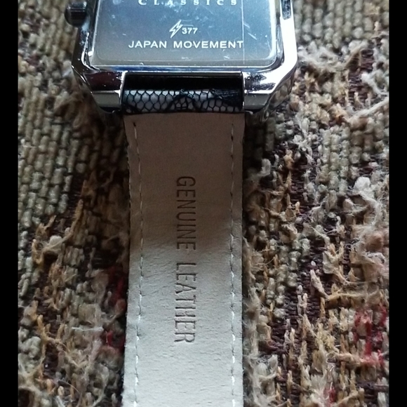JOAN RIVERS Rhinestone Leather Watch main image 9